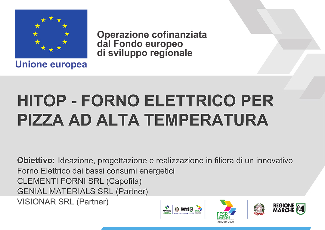 HITOP - FORNO ELETTRICO PER PIZZA AD ALTA TEMPERATURA